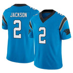 Choea C.Panthers #2 Mike Jackson Player Blue Vapor F.U.S.E. Limited Home Game Stitched Jerseys
