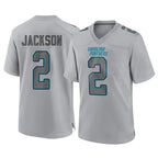 Choea C.Panthers #2 Mike Jackson Player Gray Atmosphere Fashion Game Stitched Jerseys