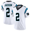 Choea C.Panthers #2 Mike Jackson Player White Vapor F.U.S.E. Limited Home Game Stitched Jerseys