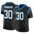 Choea C.Panthers #30 Chuba Hubbard Player Black Vapor F.U.S.E. Limited Home Game Stitched Jerseys