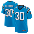Choea C.Panthers #30 Chuba Hubbard Player Blue Game Stitched Jerseys