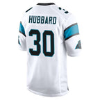 Choea C.Panthers #30 Chuba Hubbard Player White Game Stitched Jerseys