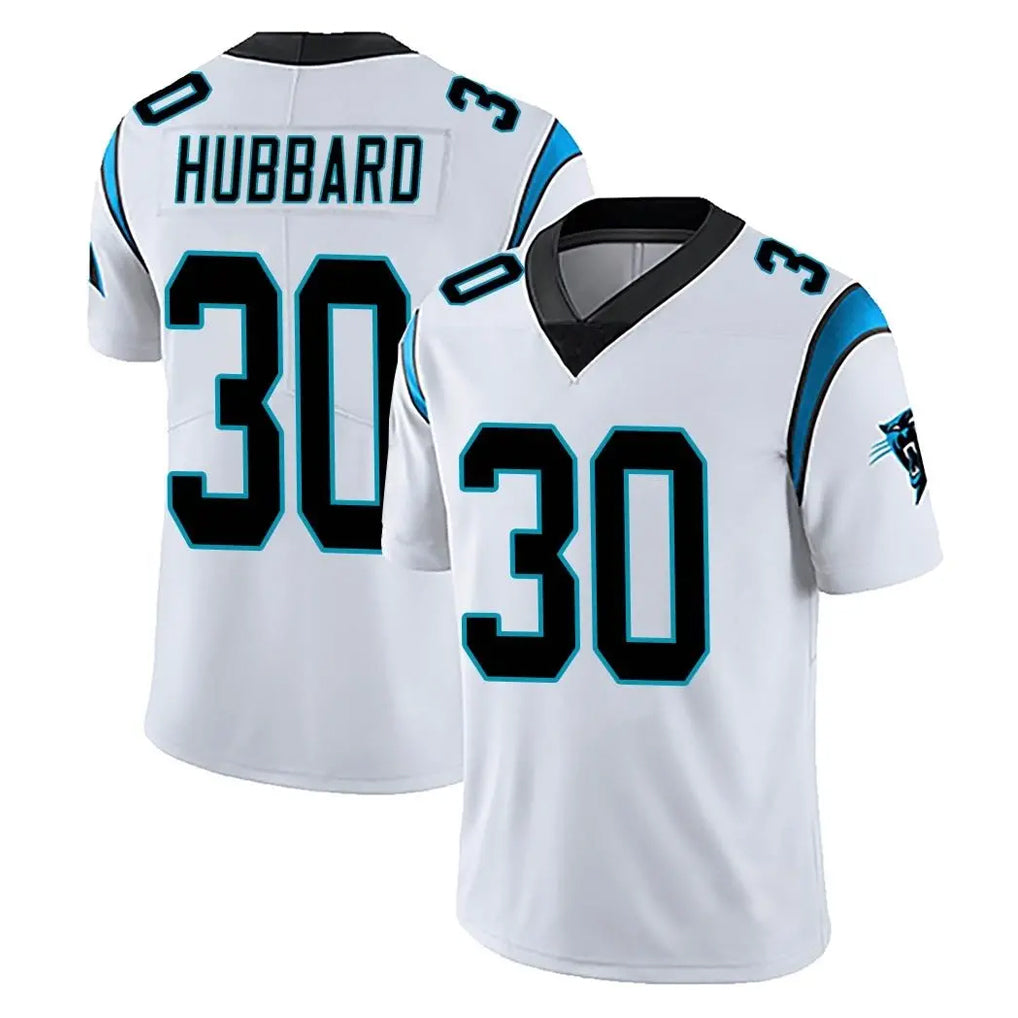 Choea C.Panthers #30 Chuba Hubbard Player White Vapor Untouchable Limited Game Stitched Jerseys