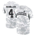Choea C.Panthers #4 Tetairoa McMillan Player Arctic Camo Salute to Service T-Shirt Hoodies Stitched Jerseys