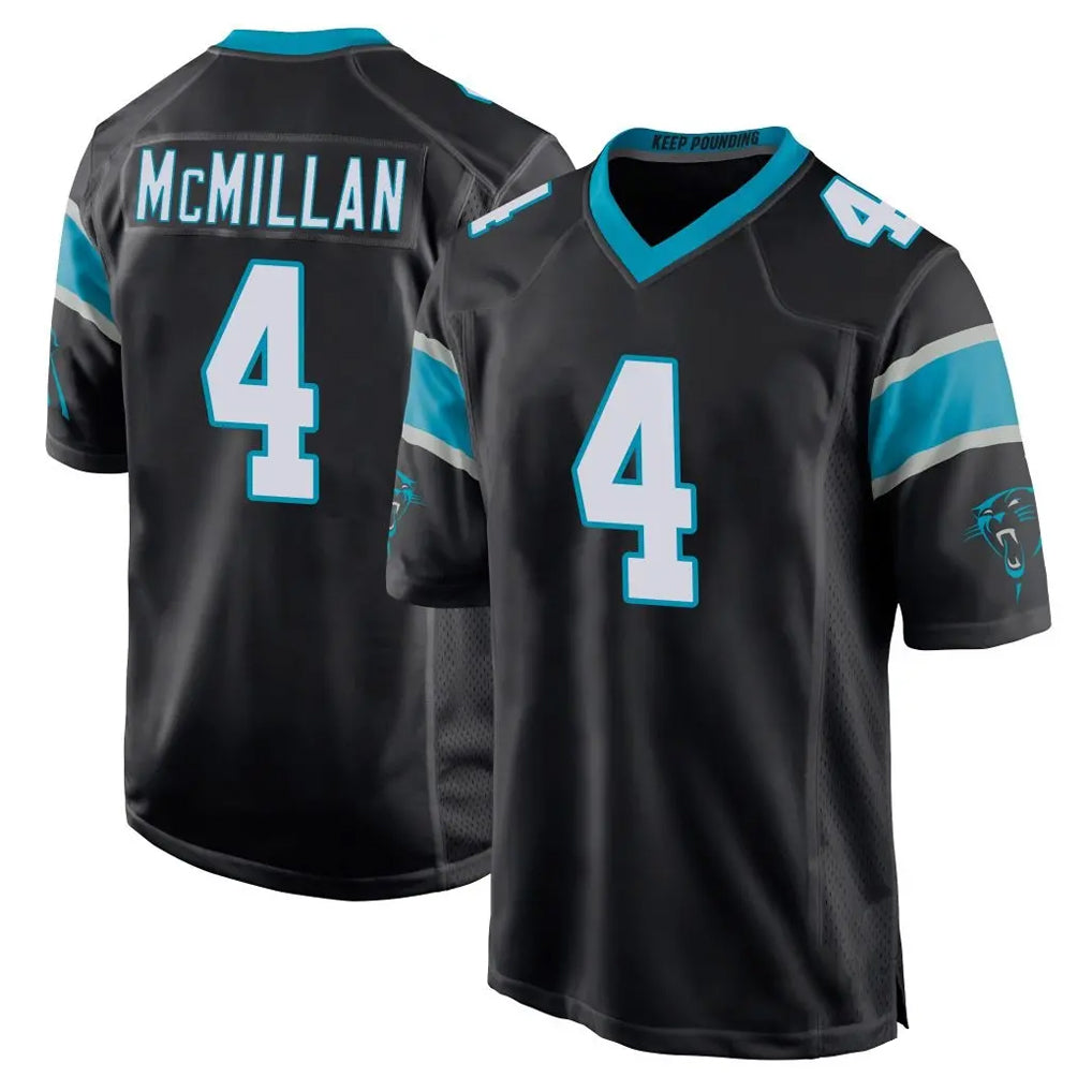 Choea C.Panthers #4 Tetairoa McMillan Player Black Game Stitched Jerseys