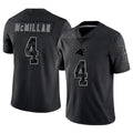 Choea C.Panthers #4 Tetairoa McMillan Player Black REFLECTIVE Limited Stitched Jerseys