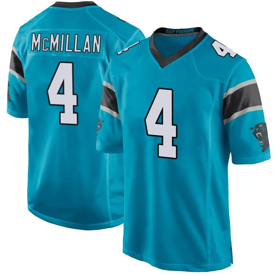 Choea C.Panthers #4 Tetairoa McMillan Player Blue Game Stitched Jerseys