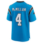 Choea C.Panthers #4 Tetairoa McMillan Player Blue Home Game Stitched Jerseys