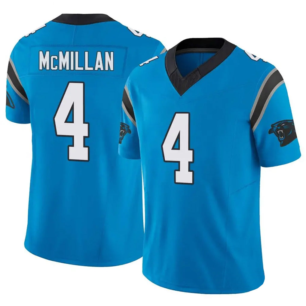 Choea C.Panthers #4 Tetairoa McMillan Player Blue Limited Vapor F.U.S.E. Stitched Jerseys