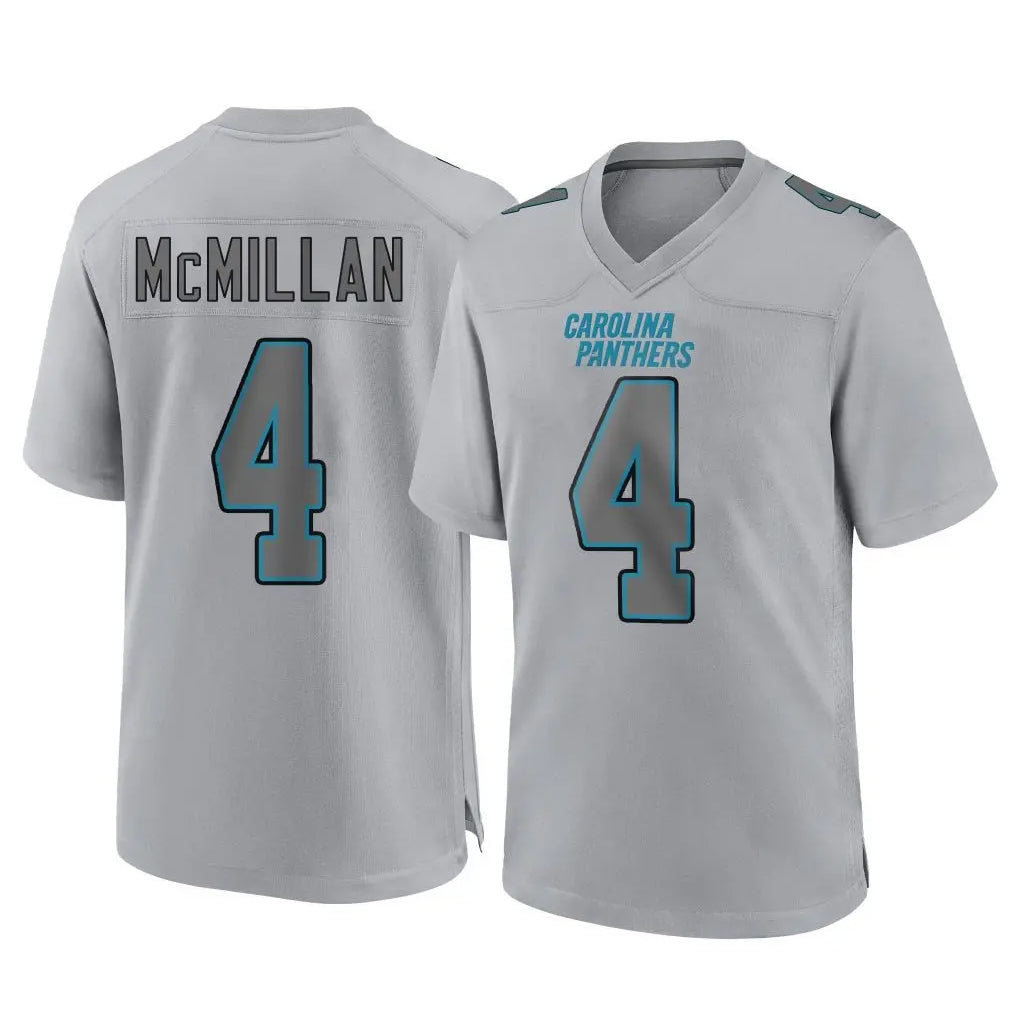 Choea C.Panthers #4 Tetairoa McMillan Player Gray Atmosphere Fashion Game Stitched Jerseys