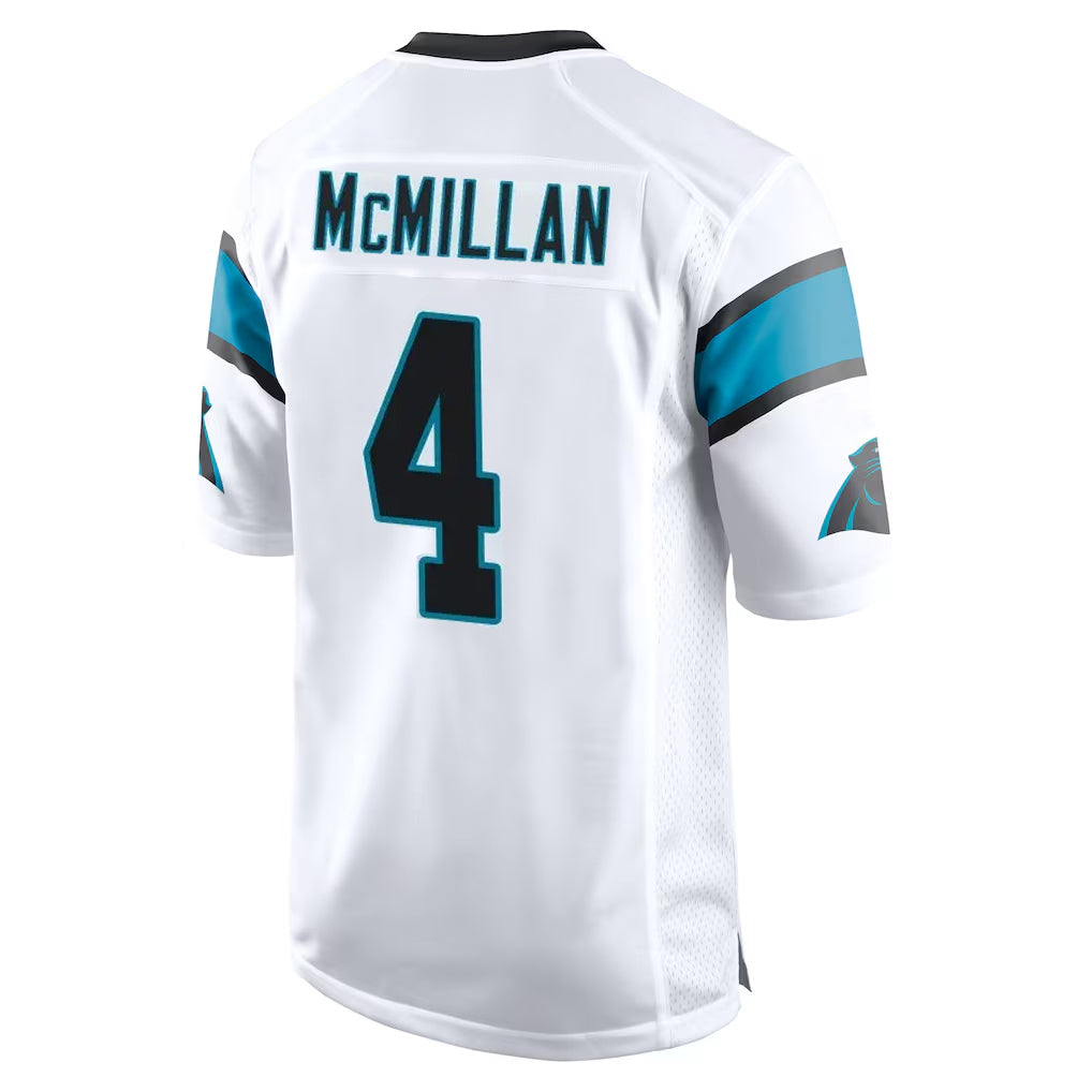 Choea C.Panthers #4 Tetairoa McMillan Player White Game Stitched Jerseys