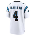 Choea C.Panthers #4 Tetairoa McMillan Player White Home Game Stitched Jerseys