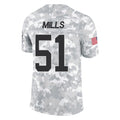 Choea C.Panthers #51 Sam Mills Player Arctic Camo Salute to Service Limited Game Stitched Jerseys