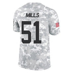 Choea C.Panthers #51 Sam Mills Player Arctic Camo Salute to Service Limited Game Stitched Jerseys