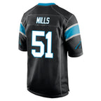 Choea C.Panthers #51 Sam Mills Player Black Game Stitched Jerseys