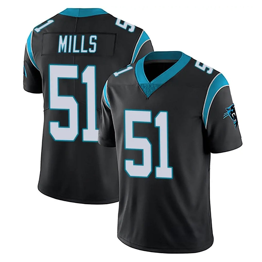 Choea C.Panthers #51 Sam Mills Player Black Vapor Untouchable Limited Game Stitched Jerseys