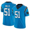 Choea C.Panthers #51 Sam Mills Player Blue Vapor F.U.S.E. Limited Home Game Stitched Jerseys