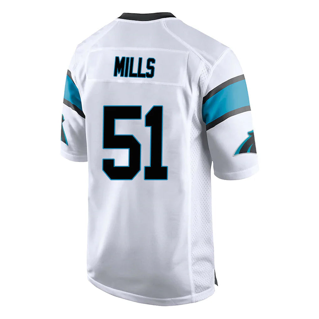 Choea C.Panthers #51 Sam Mills Player White Game Stitched Jerseys