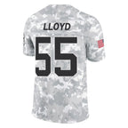 Choea C.Panthers #55 Devin Lloyd Player Arctic Camo Salute to Service Limited Game Stitched Jerseys