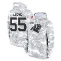 Choea C.Panthers #55 Devin Lloyd Player Arctic Camo Salute to Service Pullover Hoodies Limited Game Stitched Jerseys