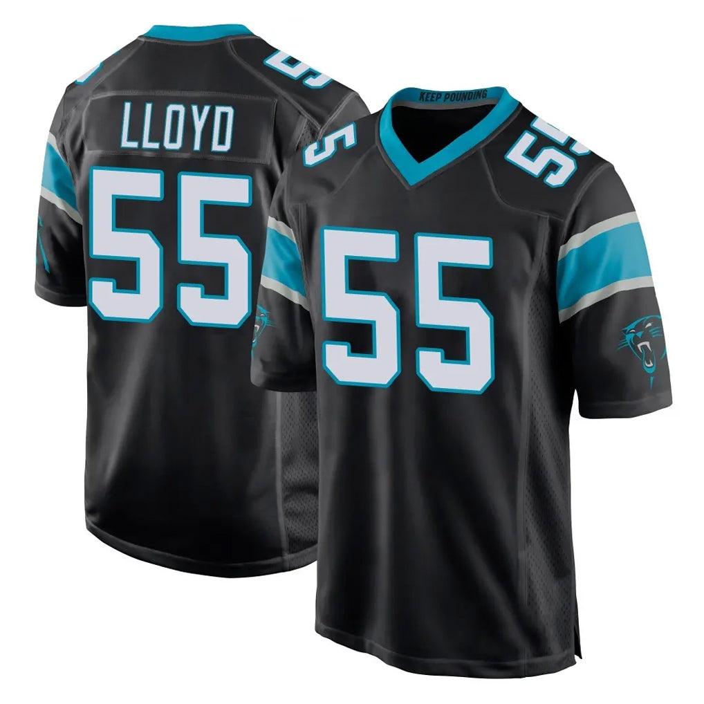Choea C.Panthers #55 Devin Lloyd Player Black Game Stitched Jerseys