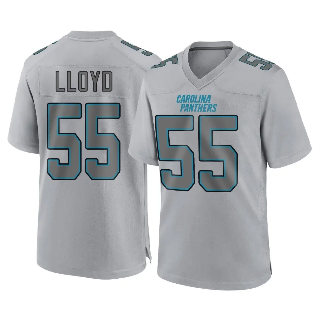 Choea C.Panthers #55 Devin Lloyd Player Gray Atmosphere Fashion Game Stitched Jerseys