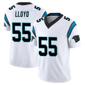 Choea C.Panthers #55 Devin Lloyd Player White Vapor F.U.S.E. Limited Home Game Stitched Jerseys