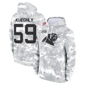 Choea C.Panthers #59 Luke Kuechly Player Arctic Camo Salute to Service Hoodies Stitched Jerseys