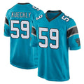 Choea C.Panthers #59 Luke Kuechly Player Blue Game Stitched Jerseys