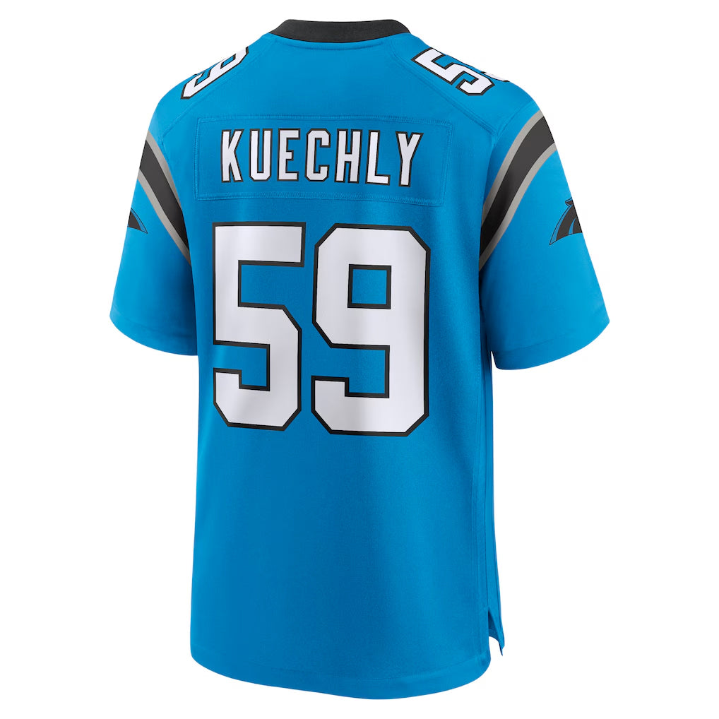 Choea C.Panthers #59 Luke Kuechly Player Blue Home Game Stitched Jerseys