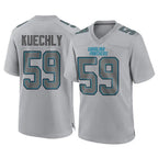 Choea C.Panthers #59 Luke Kuechly Player Gray Atmosphere Fashion Game Stitched Jerseys