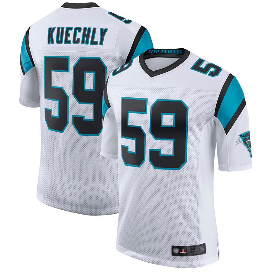 Choea C.Panthers #59 Luke Kuechly Player White Classic Limited Stitched Jerseys