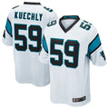 Choea C.Panthers #59 Luke Kuechly Player White Home Game Stitched Jerseys
