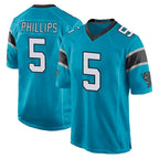 Choea C.Panthers #5 Jaelan Phillips Player Blue Game Stitched Jerseys