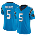 Choea C.Panthers #5 Jaelan Phillips Player Blue Vapor F.U.S.E. Limited Home Game Stitched Jerseys