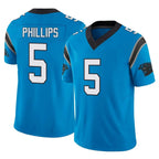 Choea C.Panthers #5 Jaelan Phillips Player Blue Vapor F.U.S.E. Limited Home Game Stitched Jerseys