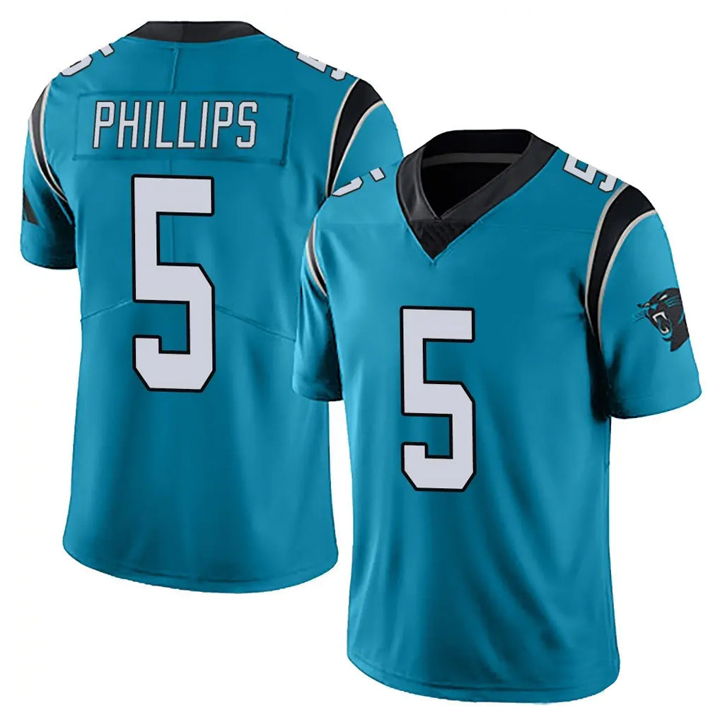 Choea C.Panthers #5 Jaelan Phillips Player Blue Vapor Untouchable Limited Game Stitched Jerseys