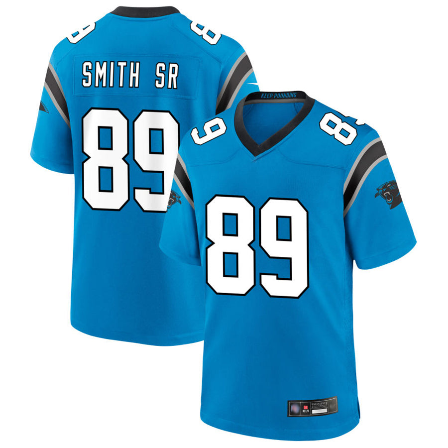 Choea C.Panthers #89 Steve Smith Sr Player Blue Home Game Stitched Jerseys