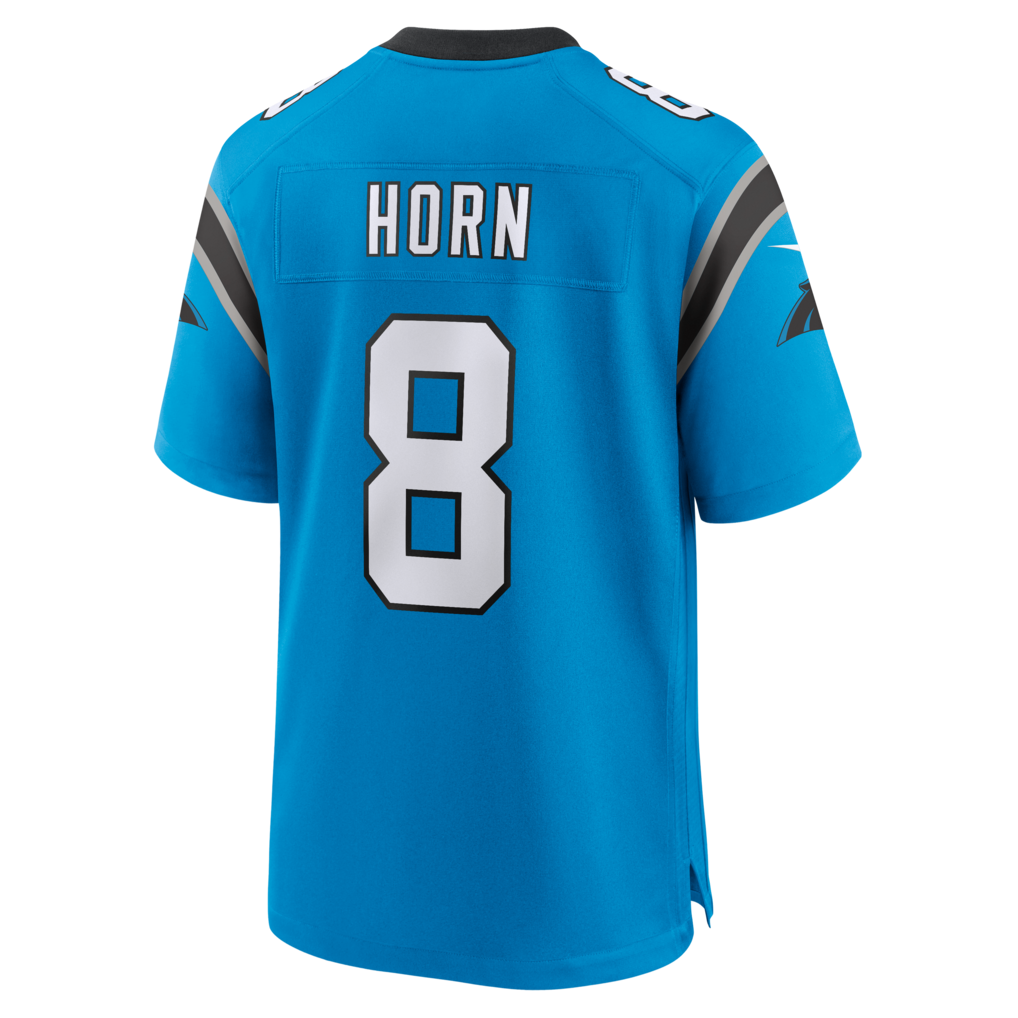 Choea C.Panthers #8 Jaycee Horn Blue Alternate Game Stitched Jerseys