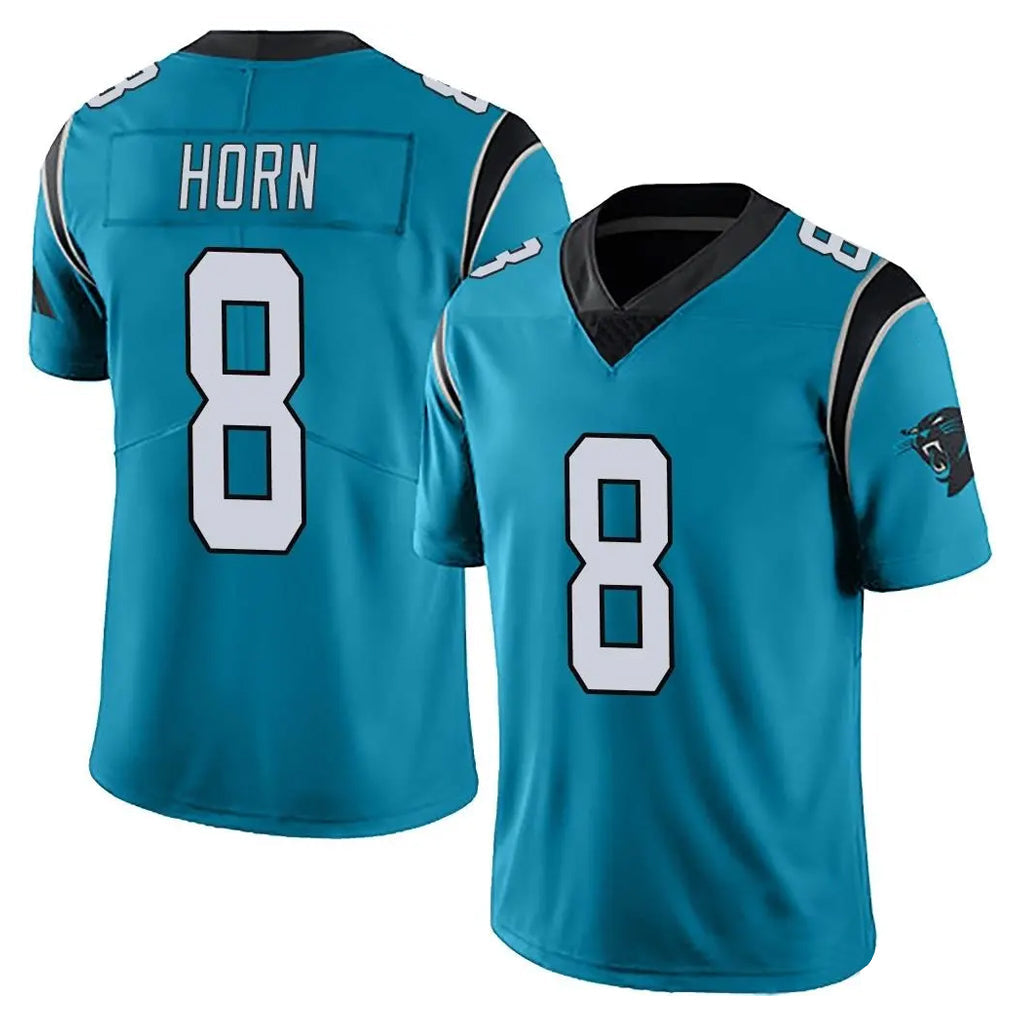 Choea C.Panthers #8 Jaycee Horn Player Blue Vapor Untouchable Limited Game Stitched Jerseys