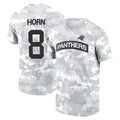 Choea C.Panthers #8 Jaycee Horn Player Salute to Service Hoodies & T-Shirts Stitched Jerseys