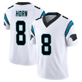 Choea C.Panthers #8 Jaycee Horn Player White Vapor F.U.S.E. Limited Home Game Stitched Jerseys