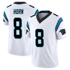 Choea C.Panthers #8 Jaycee Horn Player White Vapor F.U.S.E. Limited Home Game Stitched Jerseys