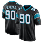 Choea C.Panthers #90 Julius Peppers Player Black Game Stitched Jerseys