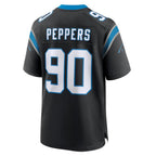 Choea C.Panthers #90 Julius Peppers Player Black Home Game Stitched Jerseys