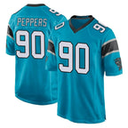 Choea C.Panthers #90 Julius Peppers Player Blue Game Stitched Jerseys