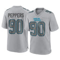 Choea C.Panthers #90 Julius Peppers Player Gray Atmosphere Fashion Game Stitched Jerseys