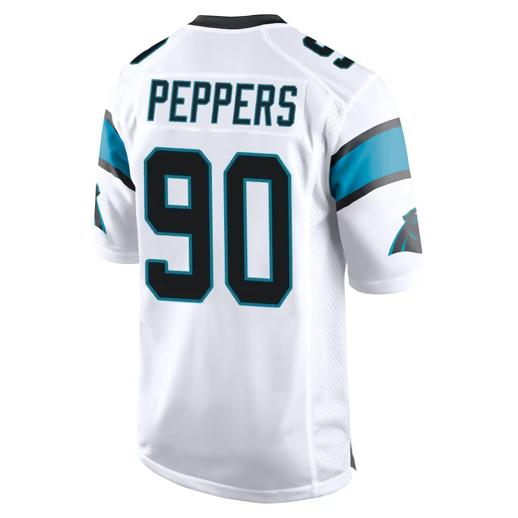 Choea C.Panthers #90 Julius Peppers Player White Game Stitched Jerseys