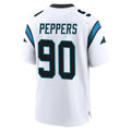 Choea C.Panthers #90 Julius Peppers Player White Home Game Stitched Jerseys