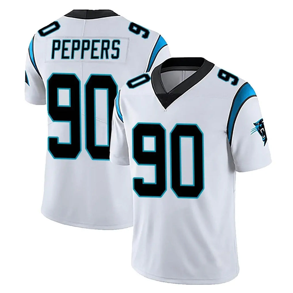 Choea C.Panthers #90 Julius Peppers Player White Vapor Untouchable Limited Game Stitched Jerseys